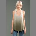 MOCO Eco-Hybrid Micro Jersey Ombre Dye Racerback Drapey Tank